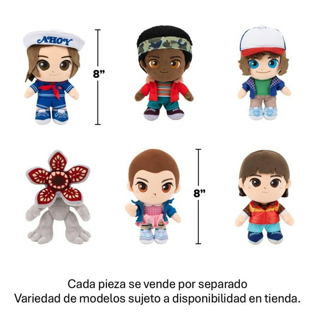 Peluche estilo chibi Stranger Things 8 pulgadas varios modelos 1 pieza
