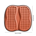 thumbnail image 3 of Soft Thin Gel Seat Cushion for Car Seat, Office Chair, Wheelchair, Stadium - Non-Slip Car Seat Cushions - Sciatica and Tailbone Pain Relief (Orange), 3 of 6