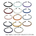 thumbnail image 3 of Hair Accessories with Teeth Classic Elastic Simple Headband Clothes Matching Accessory Shower Hairband for Adult Lady Female Use White, 3 of 6