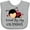 AC-Heather Grey, variant on Inktastic Loved by Grandma Ladybug Boys or Girls Baby Bib