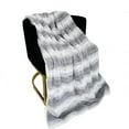 thumbnail image 2 of Plutus Brands Plutus Gray Silver Furever Faux Fur Luxury Throw Blanket, Blanket 102L x 116W California King, 2 of 3