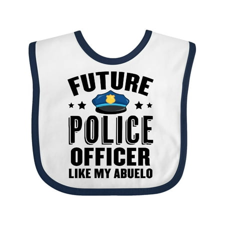 

Inktastic Future Police Officer Like My Abuelo Gift Baby Boy or Baby Girl Bib