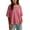 Hot Pink -TOPS, variant on Inverlee Striped Crewneck Oversized T-Shirt for Women Casual Drop Shoulder Loose Fit Blouse Going Out Loose Fit Trendy TopsBlueS