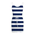 thumbnail image 3 of Women's Casual Tennis Dress Relaxed Everyday Wear for Women Lightweight Beach Ready Sleeveless Backless Summer Dress Blue XL, 3 of 3