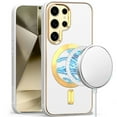 thumbnail image 2 of For Samsung Galaxy s24 Plus Ultimate Quality PU Leather Hybrid Case Cover - White, 2 of 4