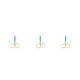 thumbnail image 3 of Alicates para cutículas Soidarity acero inoxidable Aerosol Oro Azul, 3 of 6