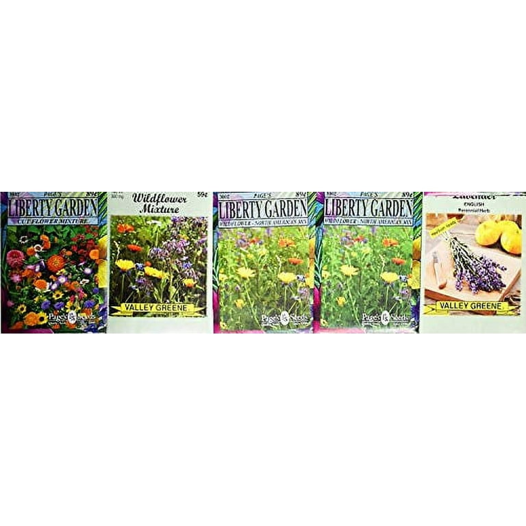 Set of 25 Deluxe Variety Flower Seed Packets 10 Varieties Set of 25 Deluxe Variety Flower Seed Packets 10 Varieties