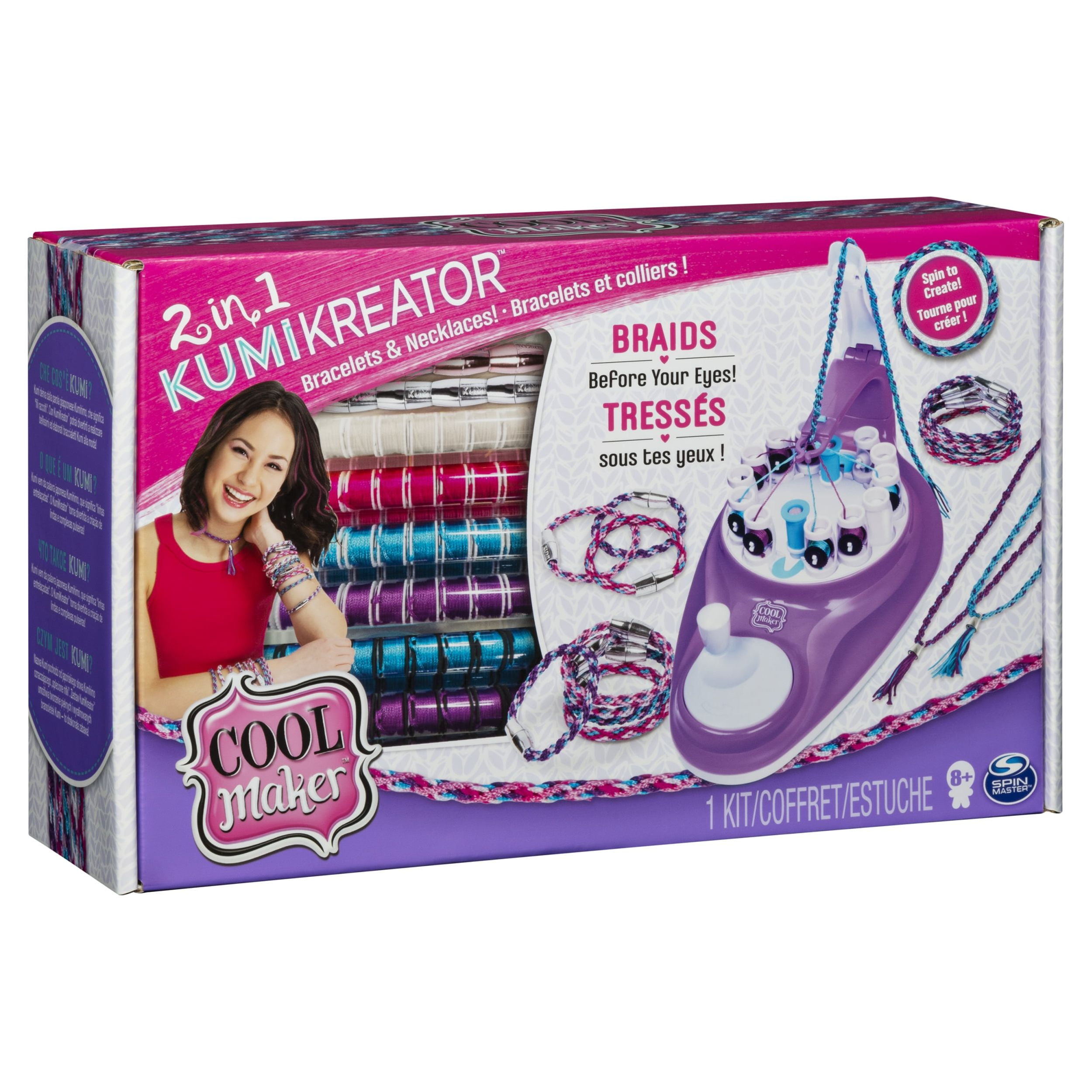 Cool Maker, 2-in-1 KumiKreator, Necklace and Friendship Bracelet Maker  Activity Kit, for Ages 8 and Up - Walmart.ca