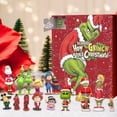 thumbnail image 1 of Popular Advent Calendargrinch Advent Calendar Christmas Blind Box 24-piece Gift Green Monster Countdown Halloween Blind Boxpopular Advent Calendar_Perfect Gift, 1 of 5