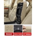 thumbnail image 6 of KBH Center Console Cover for 1998-2005 Lexus GS300 GS400 GS430, Middle Console Arm Rest Lid Cushion Cover, Anti-Scratch Leather Trim Interior, Beige, 6 of 7