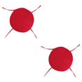 thumbnail image 2 of Cojines para sillas de patio Advancent color Rojo oscuro 30 cm 2Conjunto, 2 of 6