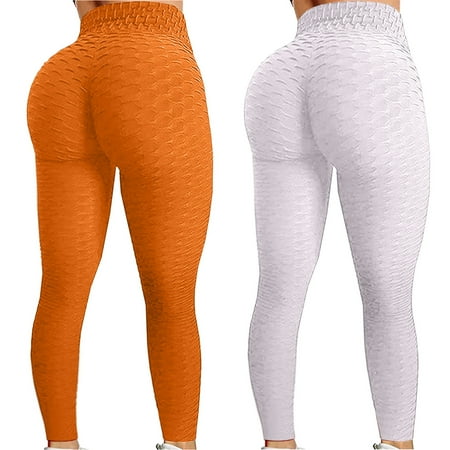 

Tawop 2Pc Women S Bubble Hip Lifting Exercise Fitness Running High Waist Yoga Pants Maternity Lounge Pants Memorial Day