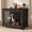 Dark gray, variant on Time Ray Dog Crate Furniture for Medium Under 30 lbs Dogs,Indoor Dog Kennel with Secure Slide Lock & Solid Top,Wood-tone