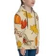 thumbnail image 3 of Kdxio Rustic Harvest Time Pattern Boys Athletic Unisex Boys Girls Hoodie with Pocket Sweatshirts-Large, 3 of 6