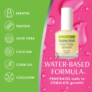 Nutra Nail 5 to 7 Day Growth Treatment - Fast Keratin Nail Strengthener Repair Serum Formula for Thin, Brittle, Damaged Nailbeds (0.47 fl oz)