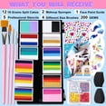 thumbnail image 4 of Kit de pintura facial Drawdart Professional con paleta Rainbow, 4 of 8