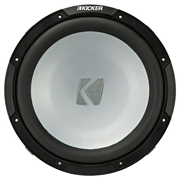 Kicker 45KM122 Marine Audio Boat 12" Subwoofer Single 2 Ohm 600 Watts Sub KM12