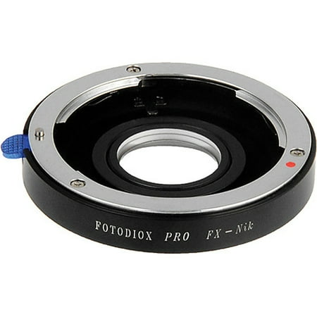 Lens Mount Adapter with 1.4x Multi-Coated Focus Correction Lens for Fujica X Lens to Nikon F Mount Camera
