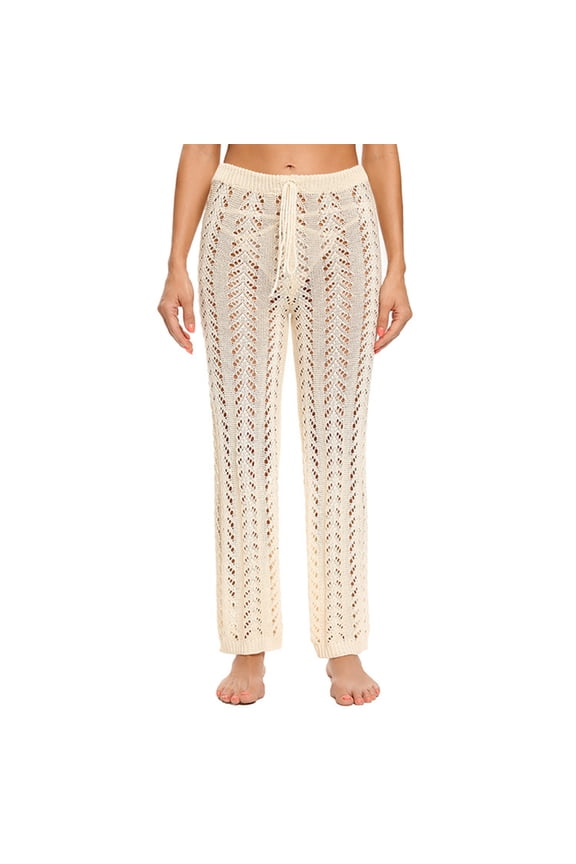 Womens Trouser Pants Pants For Women In Clothing Standard Low Waist Rise Full Slim Bootcut Beige M