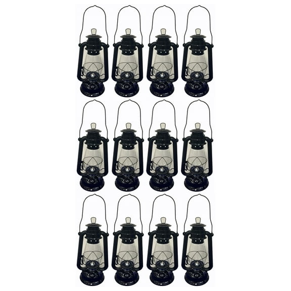 OMNI 12-Inch Black Kerosene Camping Lantern (12-Pack)