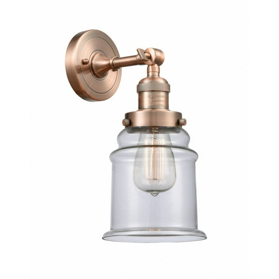 Innovations Lighting - Canton - 1 Light Wall Sconce In Industrial Style-11