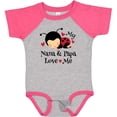 thumbnail image 3 of Inktastic Nana and Papa Love Me Baby Boys or Girls Baby Bodysuit, 3 of 5