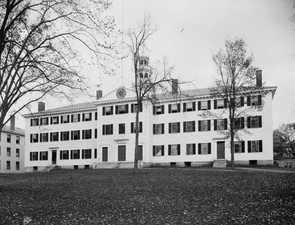 Dartmouth College C1900 Ndartmouth Hall At Dartmouth College In Hanover New Hampshire Photograph