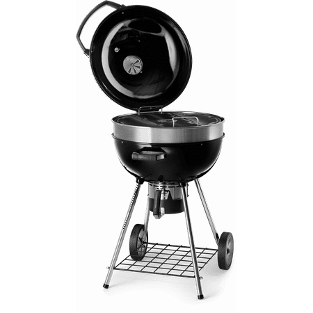 Wolf Outdoor Grills - PRO Charcoal Kettle Grill, Black