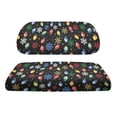 thumbnail image 2 of Pzuqiu Christmas Light Snowflake 2-Piece Golf Cart Seat Cover Set - Breathable Washable Protective Cover for Golf Cart Accessories, 2 of 10