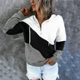 thumbnail image 3 of Ketyyh-chn99 Womens Plus Sweatshirts Tracksuit Zipper Hoodie Coat Zip Up Sweater Black,M, 3 of 4