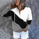 thumbnail image 2 of Sudadera con capucha y bolsillos Gibobby Sudaderas con capucha y botones para Mujer Negro S, 2 of 4