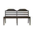 thumbnail image 3 of Paradise Valley Ladder Back Bench in Saddle Brown, 3 of 5