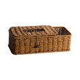 thumbnail image 1 of Caja de servilletas para guardar control remoto, caja de pañuelos, cajas de papel higiénico, dormitorio, cocina Marrón oscuro, 1 of 9