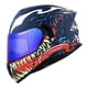 thumbnail image 1 of Casco Bkr Fenix Azul Mate Captain Venom Mica Azul Abatible Svs azul L, 1 of 6