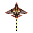 thumbnail image 3 of Kite Avión Forma Portátil Individual Línea Al Aire Libre Cometas Volando Niños Adultos Juguete Vidrio Acero Acero Poliéster Tela Mosca Juguetes Gris 1.4x2m Noticed FN009788-06, 3 of 7