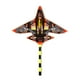 thumbnail image 3 of Kite Avión Forma Portátil Individual Línea Al Aire Libre Cometas Volando Niños Adultos Juguete Vidrio Acero Acero Poliéster Tela Mosca Juguetes Gris 1.4x2m Guardurnaity FN009788-06, 3 of 7