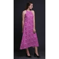 thumbnail image 4 of Bimba Robe Longue Dos Nu à Fleurs Décontractée pour Femmes Robe de Plage Imprimée-TG, 4 of 6
