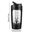 thumbnail image 3 of Shaker Bottle With Powder Compartment for Home & Office Use BPA Free Food Grade Material Durable Construction Leak Proof Design Easy to Clean Dishwasher Safe Reusable Perfect Gift Idea, 3 of 3