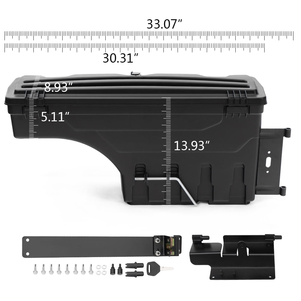 PIT66 Chevy Storage Box , Fit for 15-21 Chevy colorado / GMC Canyon Left Drivers Side Tool Box Case