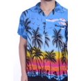 thumbnail image 7 of Varnit Crafts Mens Hawaiian Shirt Relaxed-Fit Funky Casual Opal Blue M, 7 of 7