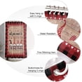 thumbnail image 6 of Valentine''s Day Shower Curtain Gnomes with Love Shower Curtains for Bathroom Decor Rose Floral Red Buffalo Check Plaid Polka Dot Wood Grain Bathroom Decor Sets with Hooks Waterproof 72"x72", 6 of 6