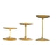 thumbnail image 4 of Juego de 3 candelabros de pilar para centros de mesa, candelabros para sala de estar Bandeja de oro, 4 of 9