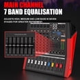 thumbnail image 4 of Mixer Yamnweo TF600 de 6 canales con barra de sonido Bluetooth 900W, 4 of 9