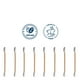 thumbnail image 4 of Bastoncillos Swabs Clean Skin Club Clean, paquete de 2, 1000 unidades, 4 of 6