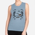 thumbnail image 2 of Spooky Tis the Season Women's Muscle Tank Medium Stonewash Denim, 2 of 5