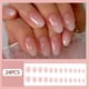 thumbnail image 2 of Uñas postizas cortas con forma de almendra WAFOLOZE de Press on Nails, 24 unidades, 2 of 7