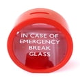 thumbnail image 3 of 3 Pieces Novelty Safe Red MoneyBox Saving Bank Emergency Coin Smash Piggy Bank, 3 of 7