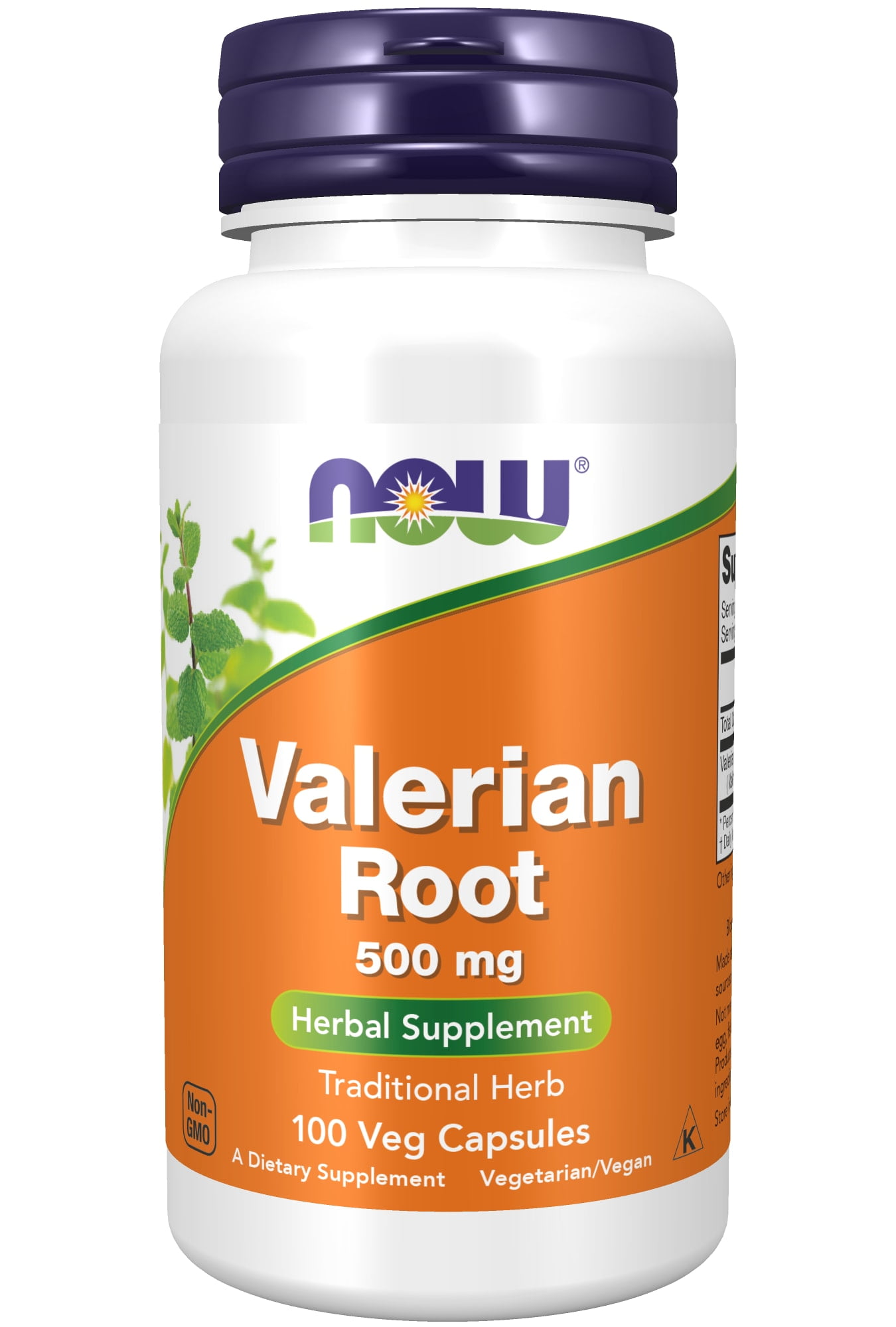 NOW Supplements, Valerian Root (Valeriana officinalis) 500 mg, Herbal Supplement, 100 Veg Capsules