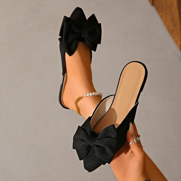 Comfortable Sandals for Women Flat Heel Closed Toe Slip-on Summer Shoes Women Casual Leisure Daily Summer Beach Shoes Outerwear Sandals