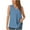 Light Blue, variant on Bixock Womens Tank Tops Sleeveless Blouse Solid Color V Neck Loose Casual Shirt Daily Beach Vacation Summer Clothes